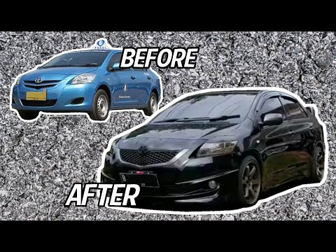 BUILD A TOYOTA VIOS in 11 MINUTES | Full video process Project MOBILKU#01