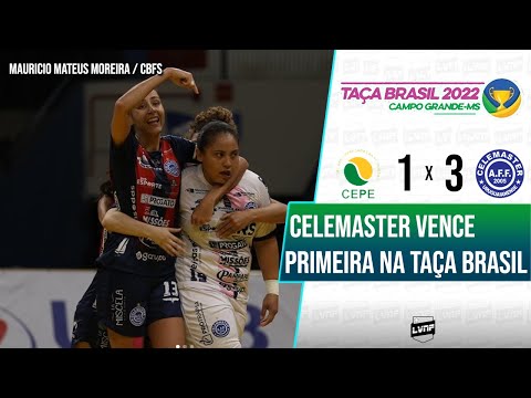 GOLS | CLUBE 2004/KATH PROSPORTS 1 x 3 CELEMASTER | TAÇA BRASIL DE FUTSAL FEMININO 2022
