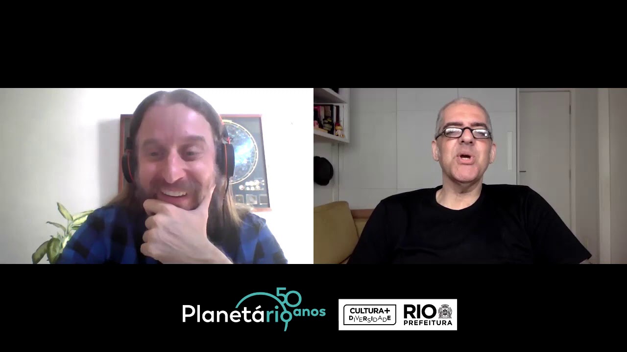 Live com Leo Eyer - Designer da logo do Planetário do Rio em comemoração dos 50 anos.