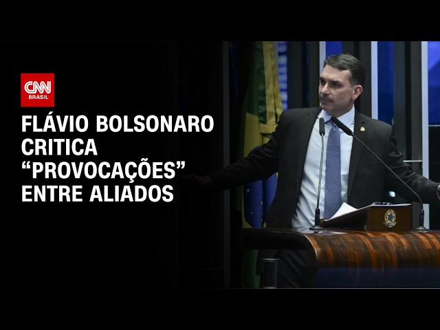 Flávio critica “provocações” e “cobranças” entre bolsonaristas | AGORA CNN
