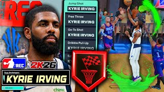 Playing Realistic in Random Rec on 6'2 Kyrie Irving Build *ONLY His Animations* NBA 2K26