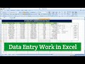 Data Entry Using Form In Microsoft Excel Data Entry In Excel