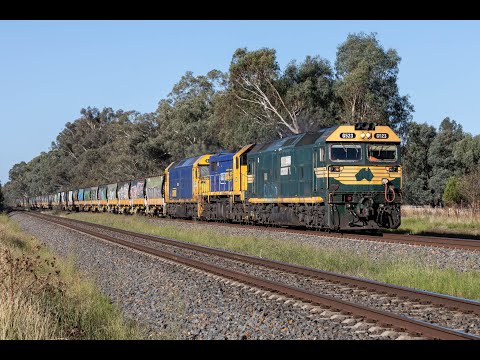 G523, X50 & G540 on 7CM6 Pacific National grain train - Baddaginnie, VIC 05/04/2025