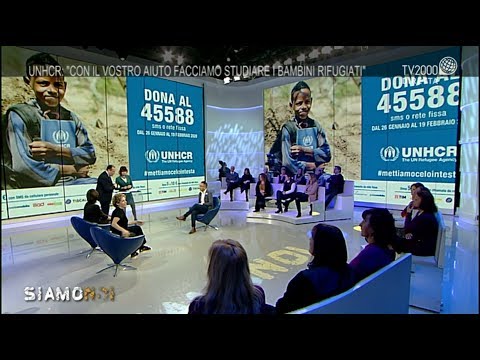 Siamo Noi, 10 febbraio 2020 – Scuola e futuro, il grande lavoro di UNHCR