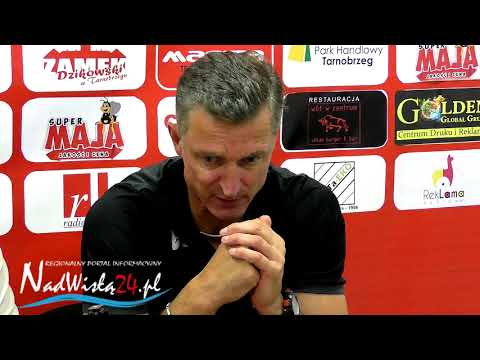 28.08.2021 Konferencja po meczu: Siarka Tarnobrzeg - KSZO 1929 Ostrowiec Św 1:0, III liga, grupa 4