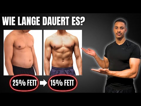 So lange dauert es das Bauchfett loszuwerden! (25% KFA auf 15%)