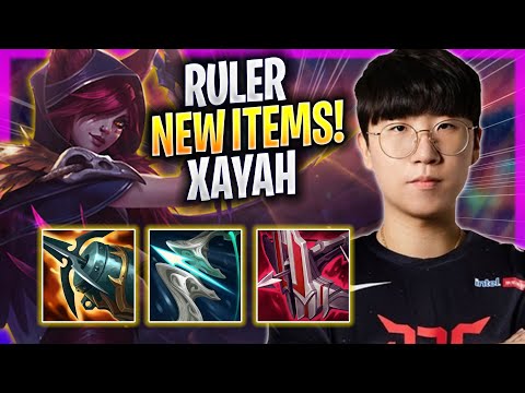 RULER DOMINATING XAYAH WITH NEW ITEMS! - JDG Ruler Plays Xayah ADC vs Jhin! | Season 2023