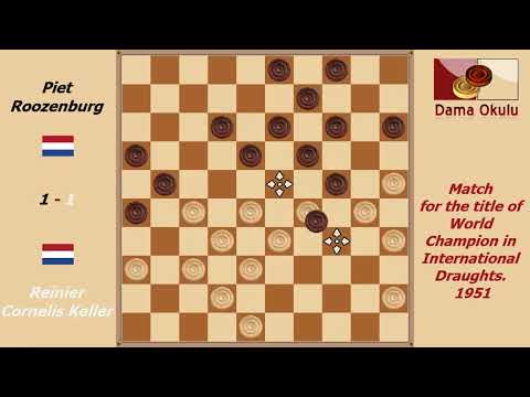 13. Reinier Cornelis Keller - Piet Roozenburg. WK-match 1951.