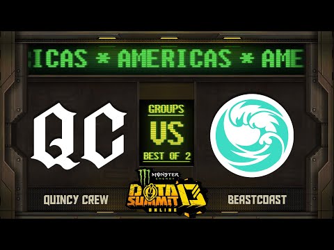 Quincy Crew vs beastcoast Game 1 - Monster Energy Dota Summit 13 Online NA/SA: Groups - Moxxi & Neph