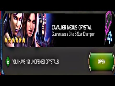 MCOC opening my CAVALIER NEXUS CRYSTAL