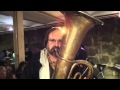 Scott Robinson found tuba on the wall