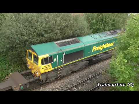 Freightliner Class 66 No. 66539 on 4H67 Crewe Basford Hall - Guide Bridge Yard on 28.09.17 - HD