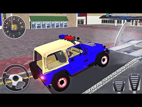 Police Car Offroad Transport Truck - Best Android GamePlay #3