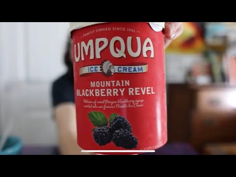 UMPQUA ice cream Mountain BlackBerry Revel | review