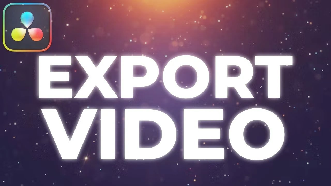 How To Export Video In Davinci Resolve 19 Tutorial