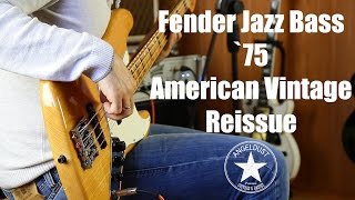 Video thumbnail for Fender Jazz Bass '75 American Vintage Reissue | fb.com/angeldust.guitars by AngelDust Guitars