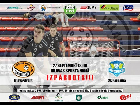 Highlights: Irlava/Avant - SK Pārgauja (florbols, virslīga)