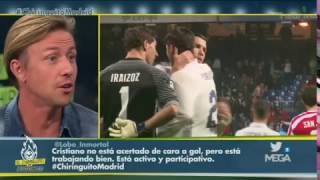 La defensa de Guti a Cristiano: "Es muy duro lo que tiene que vivir todos los días"