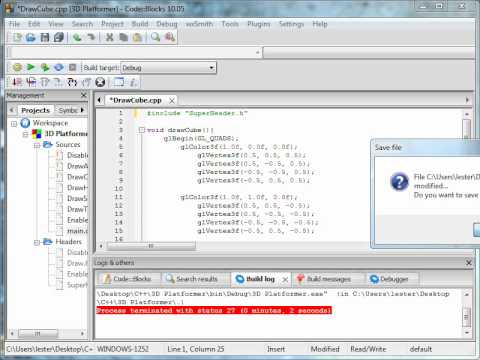 OpenGL Tutorial 8:  SuperHeader.h
