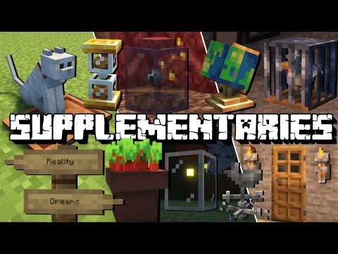 Supplementaries Showcase (Doormat, Fireflies, Ropes, Blackboard) FORGE 1.16.3/4/5 | 1.15.2