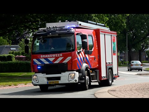 P 1, Brandweer Burgum [TS 02-7131] naar verkeersongeval N31 Garyp