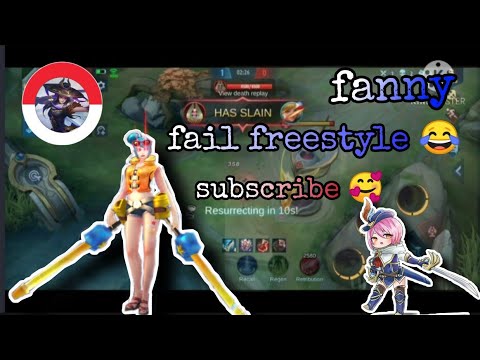 Fanny fail freestyle 😂😂 (mobile legend)
