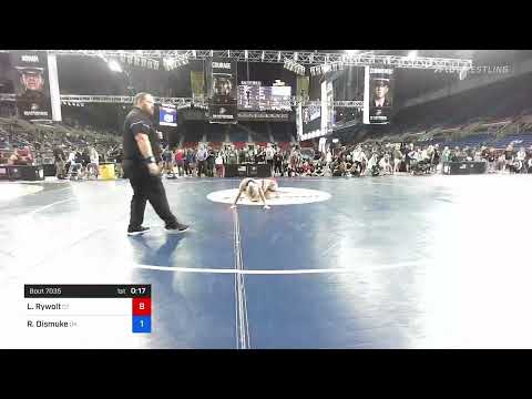 122 Lbs Round Of 128 - Lindsey Rywolt, Connecticut Vs Rachel Dismuke, Oklahoma B369