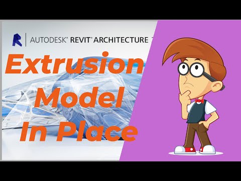 Extrusion- Model In Place I Revit Tutorial I