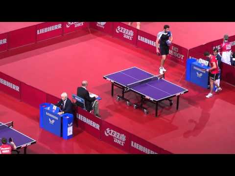 GIONIS Panagiotis (GRE) vs KOSIBA Daniel (HUN) at WTTC2013 .1