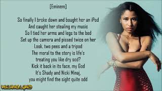 Nicki Minaj - Roman&#39;s Revenge ft. Eminem (Lyrics)