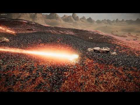 Star Wars AAT VS 1,000,000 ALIEN- Ultimate Epic Battle