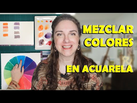 HOW TO MIX COLORS IN WATERCOLOR. [Introduction to Color Theory]