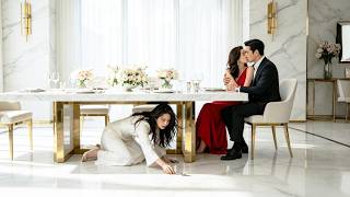妻子彎腰撿勺子，意外撞見丈夫在飯桌下和小三互摸偷情！她下秒恢復豪門身份，讓狗男女吃不了兜著走！#短劇#打臉#drama#逆襲#出軌