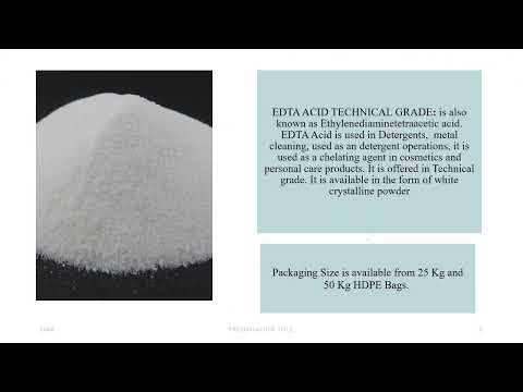 EDTA  Acid Technical
