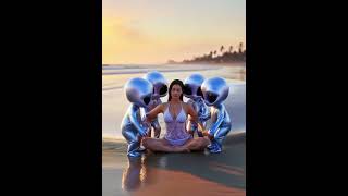 Yoga Alien girl  #bikini #외계인