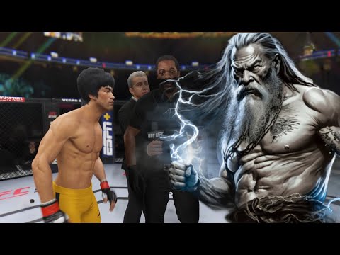 UFC4 Bruce Lee vs. Super Titan EA Sports UFC 4