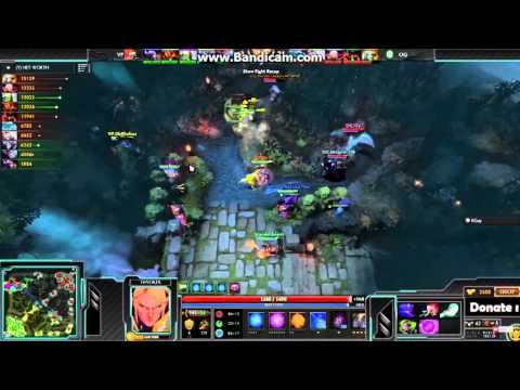 invoker M-god team wipe triple kill with 100hp