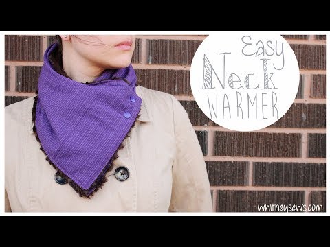 Neck Warmer How to | 30 Minute EASY DIY | Whitney Sews