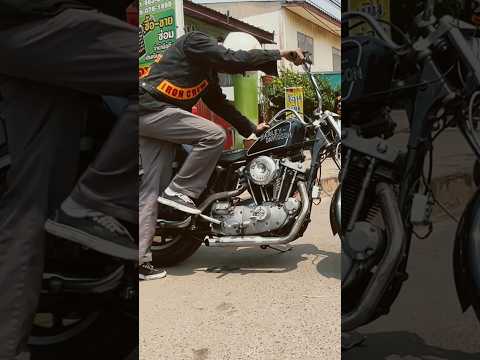 IRON 1000 Kick 🦶🏽 #harleydavidson #ironhead #panhead #shovelhead #kickstarter