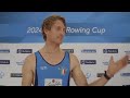 2024 World Rowing Cup I - Race Reactions from the LM1x and LW1x winners