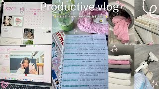 PRODUCTIVE DAYS ✨ lock in routine, staying disciplined, realistic