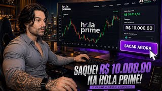 Sacando R$10.000 EM LIVE!! - Mesa Proprietária Hola Prime (Saque mais rapido que ja fiz)