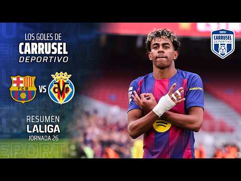 ¡El PRIMER HAT-TRICK de Lamine Yamal! - Resumen de goles del FC Barcelona 4-1 Villarreal CF