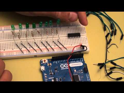 Arduino Tutorial: Kapitel 3.1.3 -  "Mehr Pins, bitte"