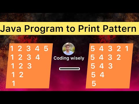Java Program To Print Triangle Pattern Part 5 Java Coding Coding Wisely