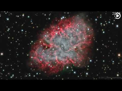 APOD: 2020-01-19 - M1: The Incredible Expanding Crab Nebula (Narrated by Brian)