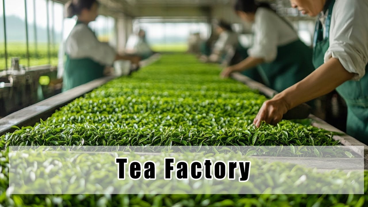 How a Factory Produces Tea