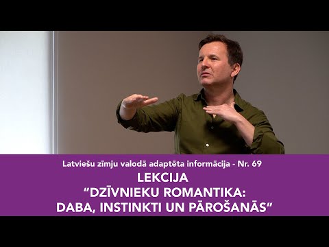 Video ziņas Nr. 69 “Lekcija “Dzīvnieku romantika“”