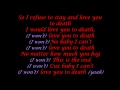 Claude Kelly - Love You To Death [lyrics]