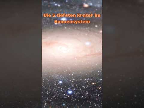 Die 5 tiefsten Krater im Sonnensystem – Einschläge der Superlative 🕳️🌌  #space #nasa #astronomie